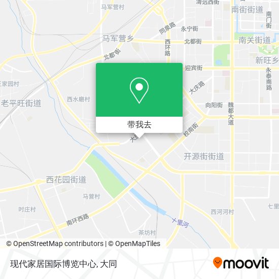 现代家居国际博览中心地图