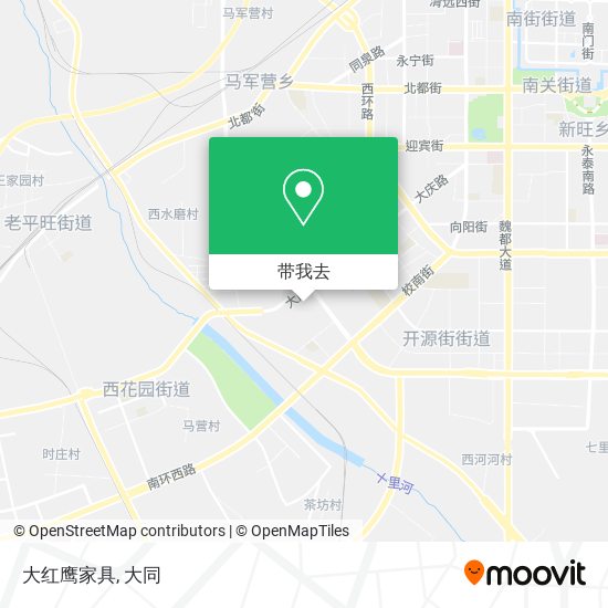 大红鹰家具地图