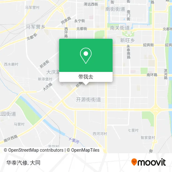 华泰汽修地图