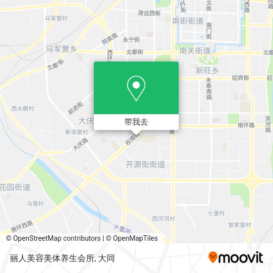 丽人美容美体养生会所地图
