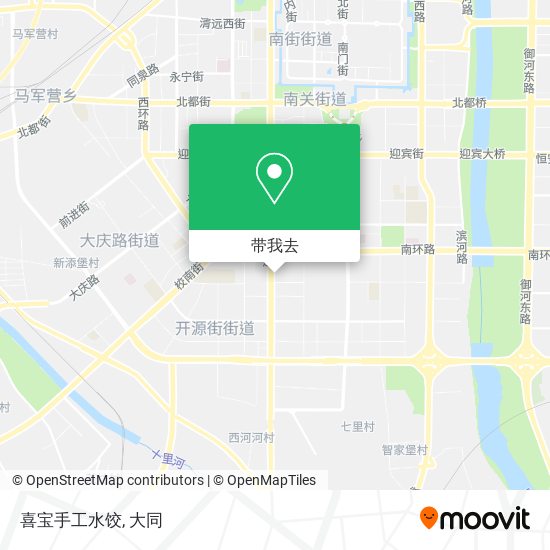 喜宝手工水饺地图