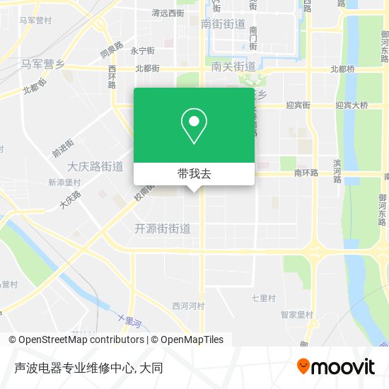 声波电器专业维修中心地图