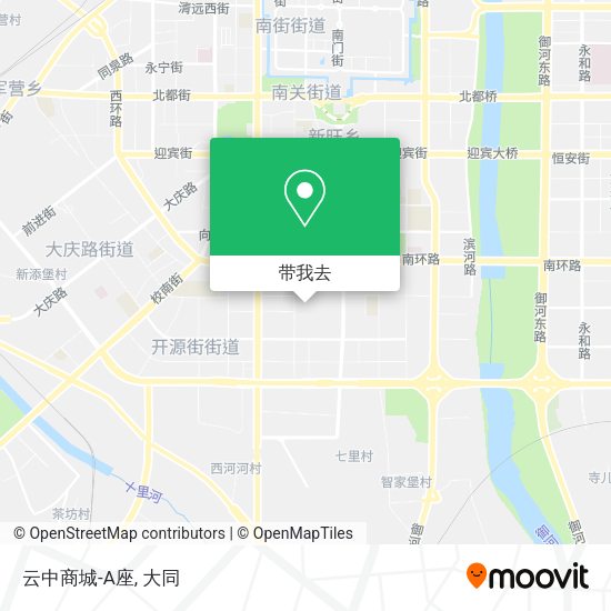 云中商城-A座地图