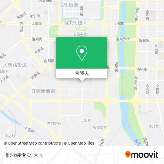 职业装专卖地图