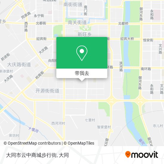 大同市云中商城步行街地图