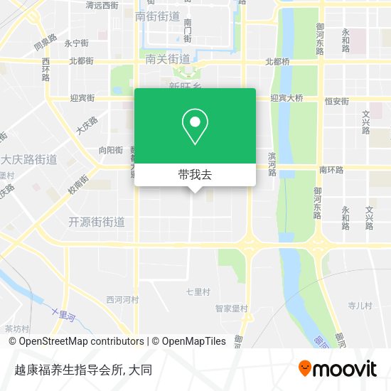 越康福养生指导会所地图