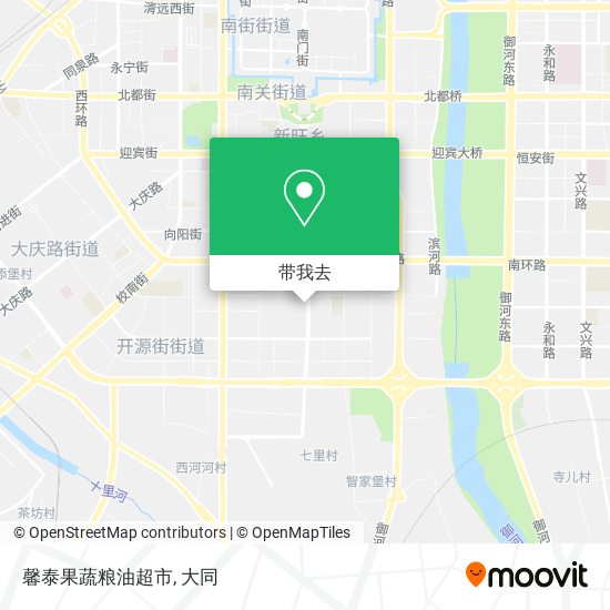 馨泰果蔬粮油超市地图