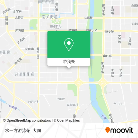 水一方游泳馆地图