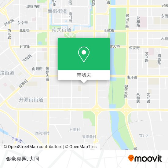 银豪嘉园地图