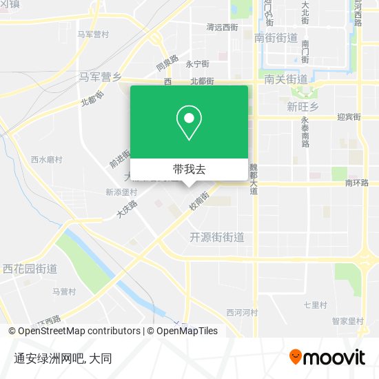 通安绿洲网吧地图
