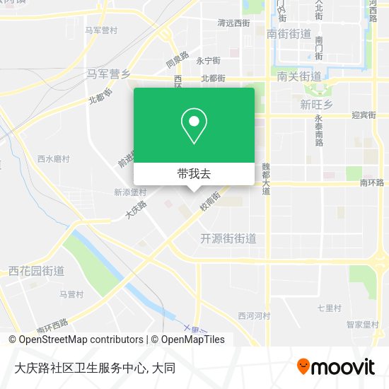 大庆路社区卫生服务中心地图