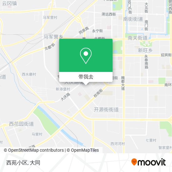 西苑小区地图