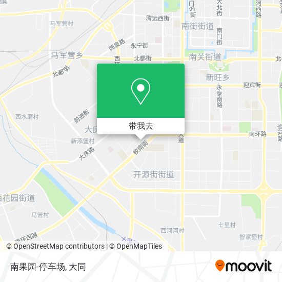 南果园-停车场地图