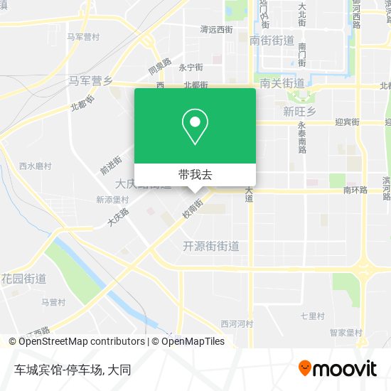 车城宾馆-停车场地图