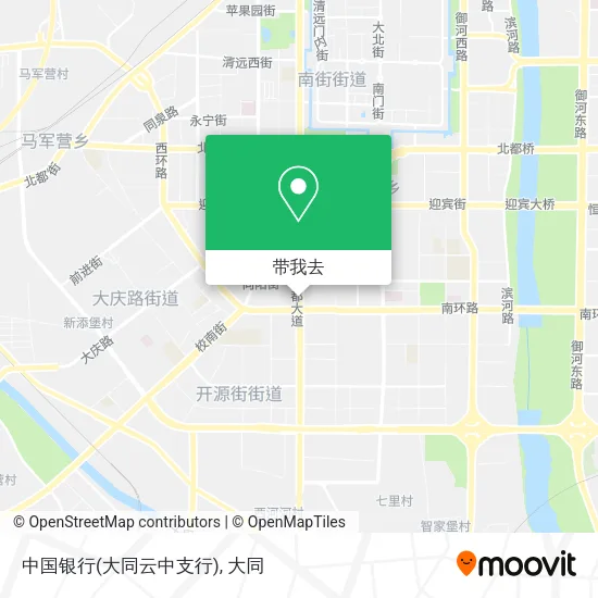 中国银行(大同云中支行)地图
