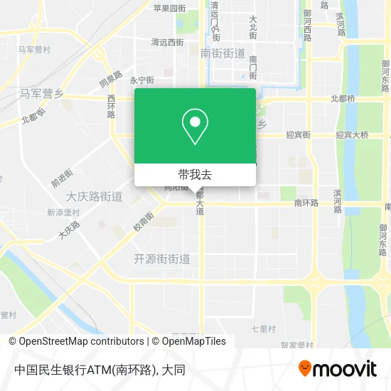 中国民生银行ATM(南环路)地图