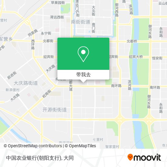 中国农业银行(朝阳支行)地图