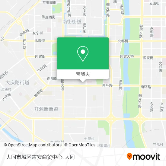 大同市城区吉安商贸中心地图