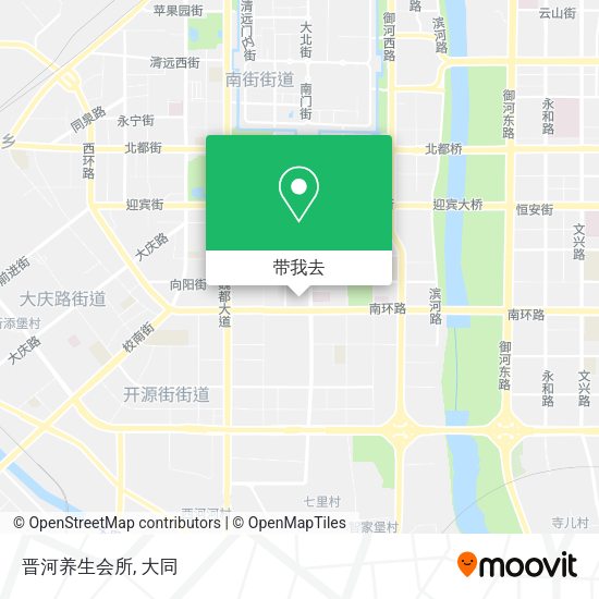 晋河养生会所地图