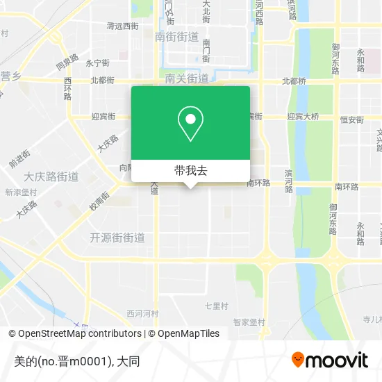 美的(no.晋m0001)地图