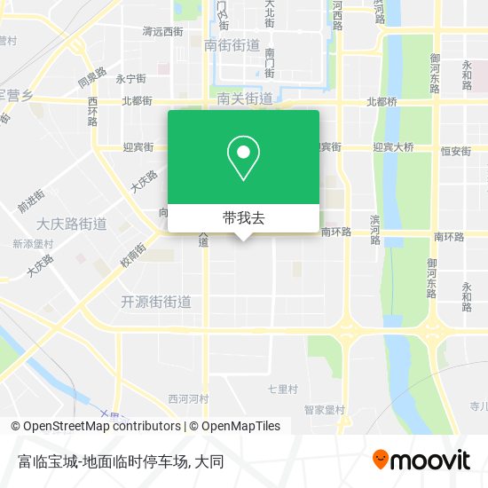 富临宝城-地面临时停车场地图