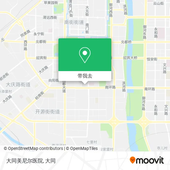 大同美尼尔医院地图