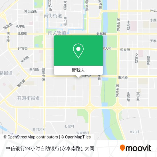 中信银行24小时自助银行(永泰南路)地图