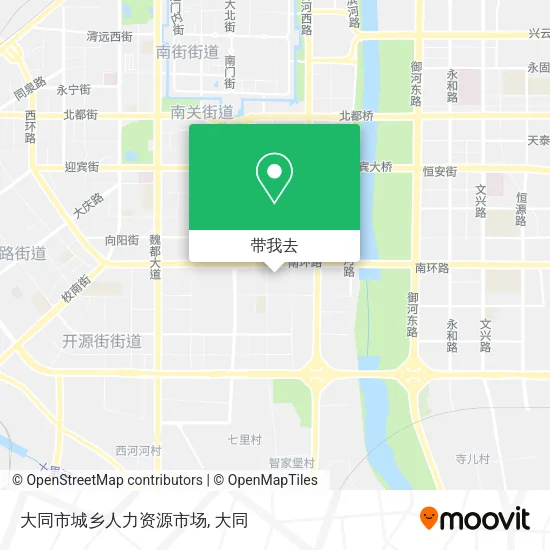 大同市城乡人力资源市场地图