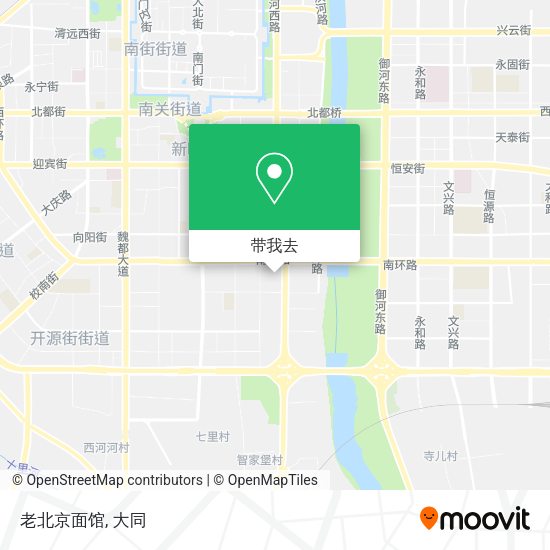 老北京面馆地图