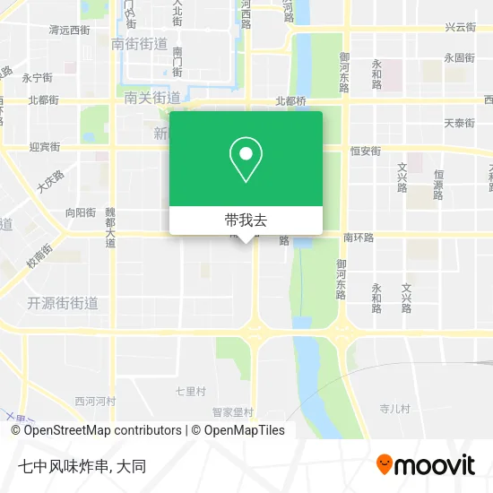 七中风味炸串地图