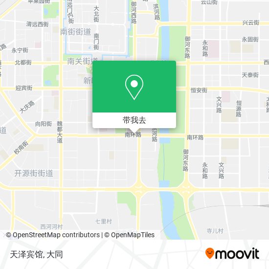 天泽宾馆地图