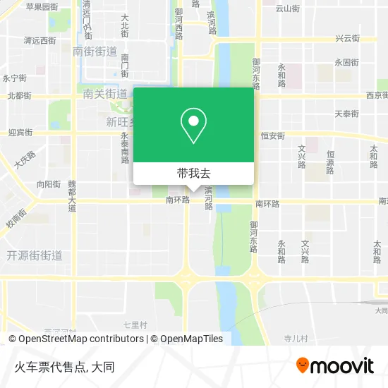 火车票代售点地图