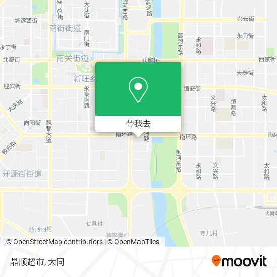 晶顺超市地图