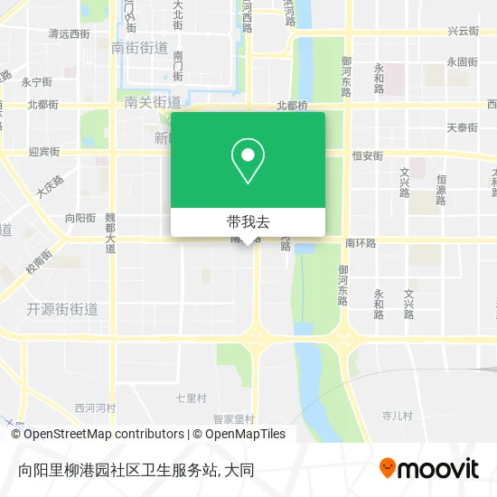 向阳里柳港园社区卫生服务站地图