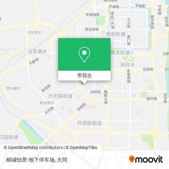 桐城怡景-地下停车场地图