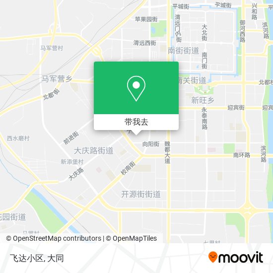 飞达小区地图