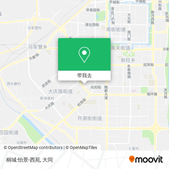 桐城·怡景-西苑地图