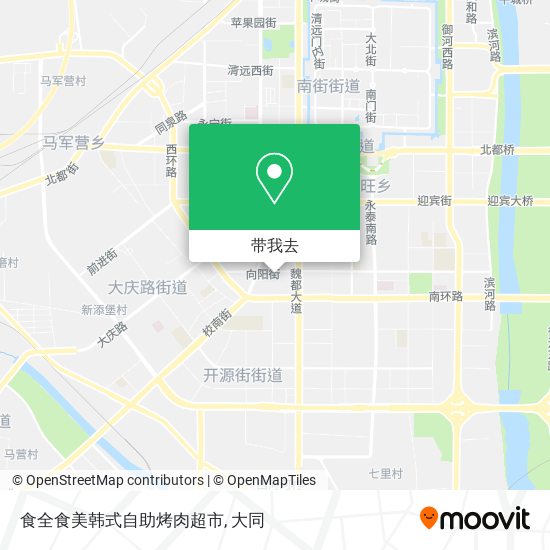 食全食美韩式自助烤肉超市地图