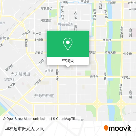 华林超市振兴店地图