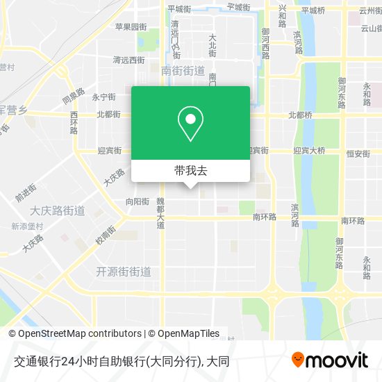 交通银行24小时自助银行(大同分行)地图