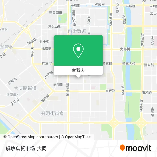 解放集贸市场地图