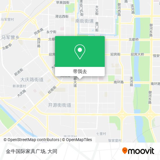 金牛国际家具广场地图