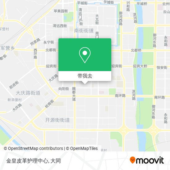 金皇皮革护理中心地图