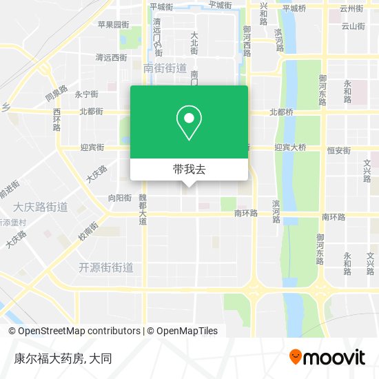 康尔福大药房地图