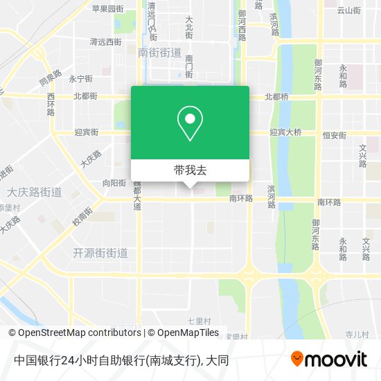 中国银行24小时自助银行(南城支行)地图