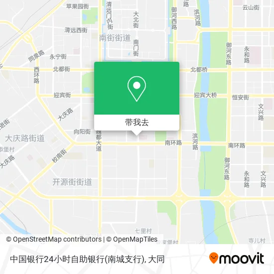中国银行24小时自助银行(南城支行)地图