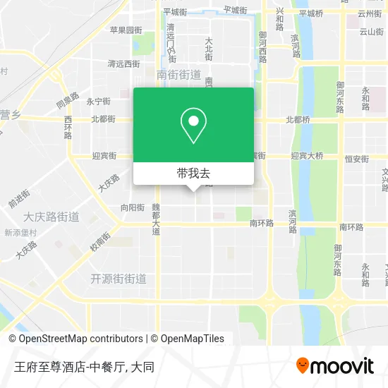 王府至尊酒店-中餐厅地图