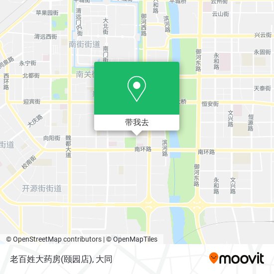 老百姓大药房(颐园店)地图