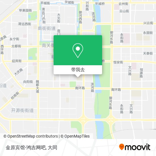 金原宾馆-鸿吉网吧地图