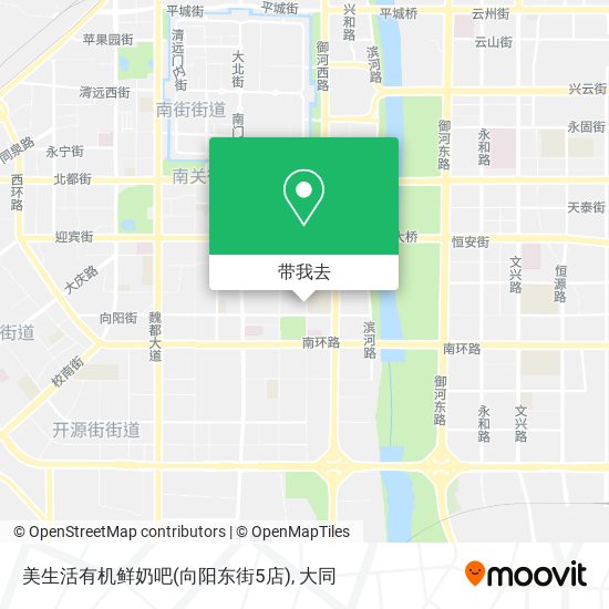 美生活有机鲜奶吧(向阳东街5店)地图